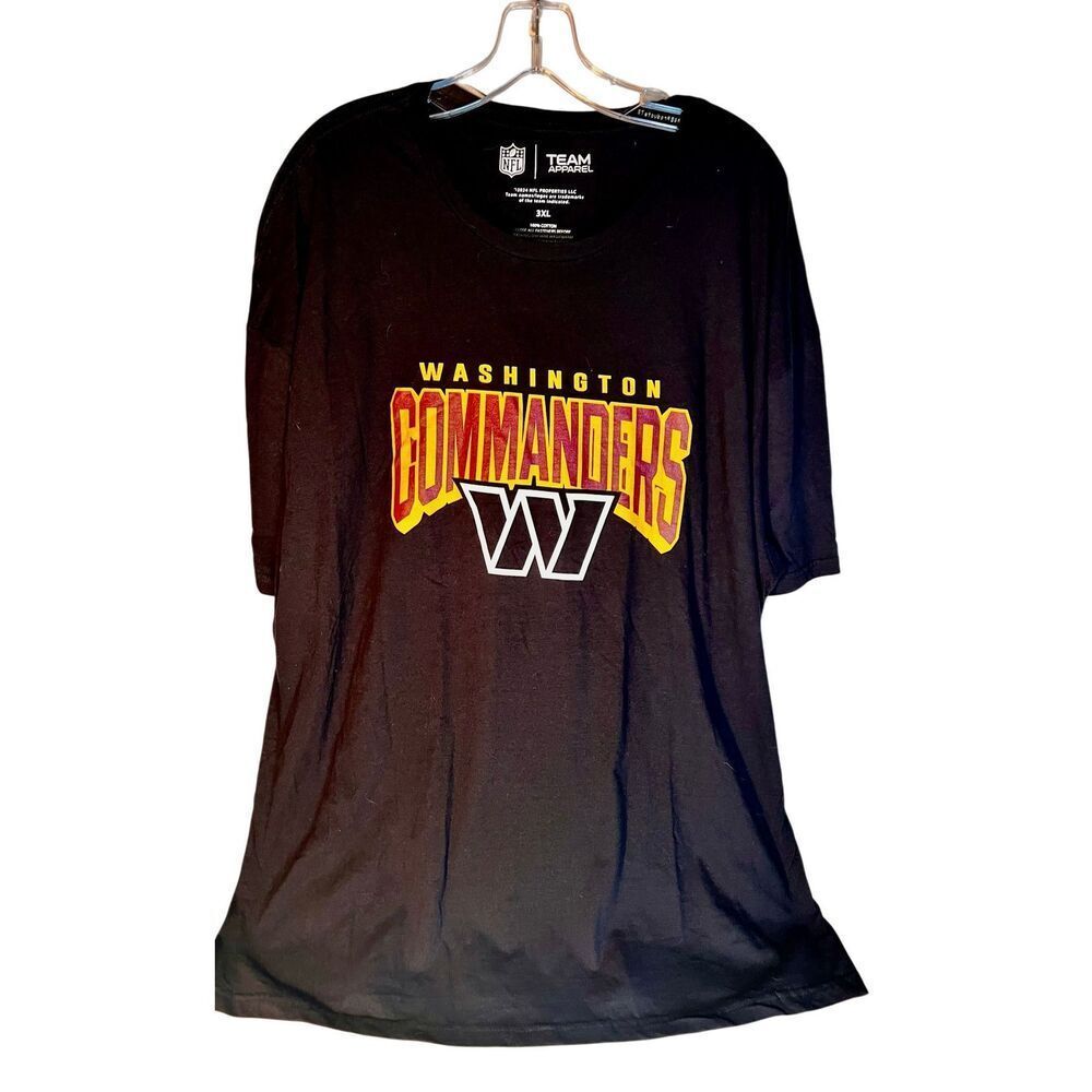 Size 3XL- Men's Washington Commanders NFL Teams Short Sleeve T-Shirt